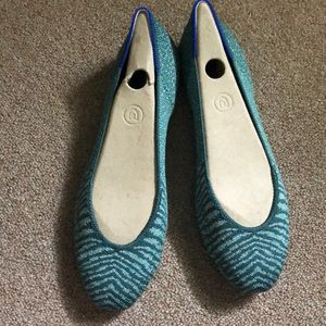 Rothy’s The Square Mirage Metallic  Size 9.5 EUC